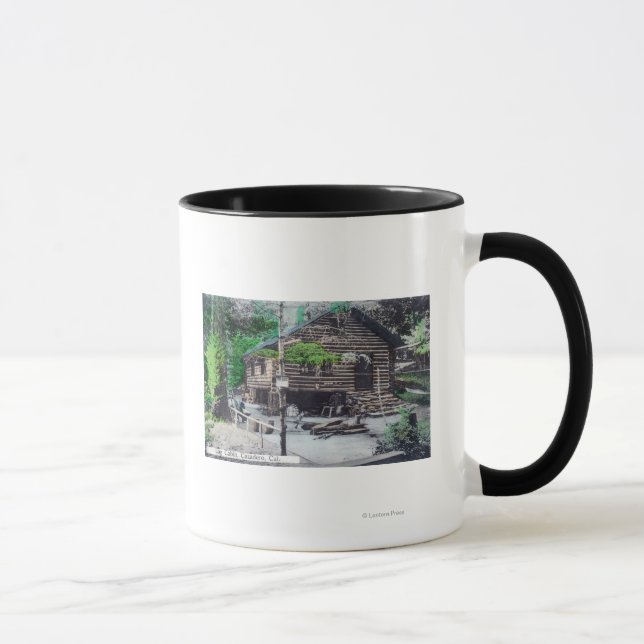 Mug Vue extérieure d'une cabine à billesCazadero, CA (Droite)