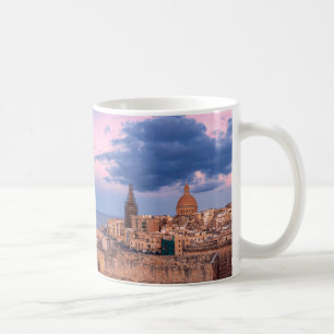 Mug Vue panoramique du coucher de soleil sur La Valett