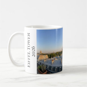 Mug Vue panoramique personnalisée sur la skyline de Pa