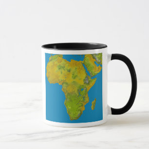 Mug Vue topographique de l'Afrique