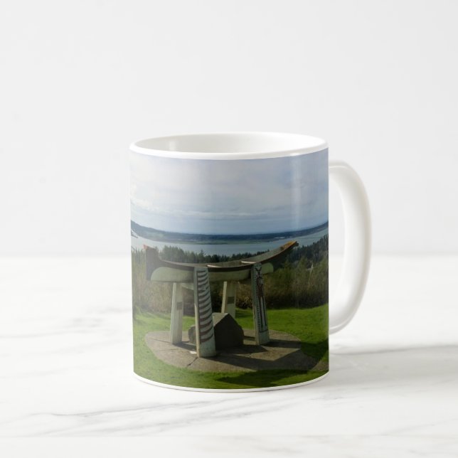 Mug Vues de la colonne Astoria, Oregon (Devant droit)