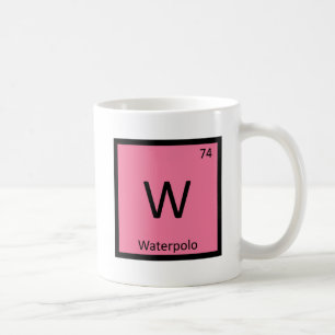 Mug W - Water-polo Chimie du sport Tableau périodique