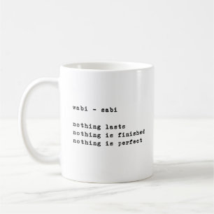 Mug Wabi Sabi Citations Inspirationnelles minimalist