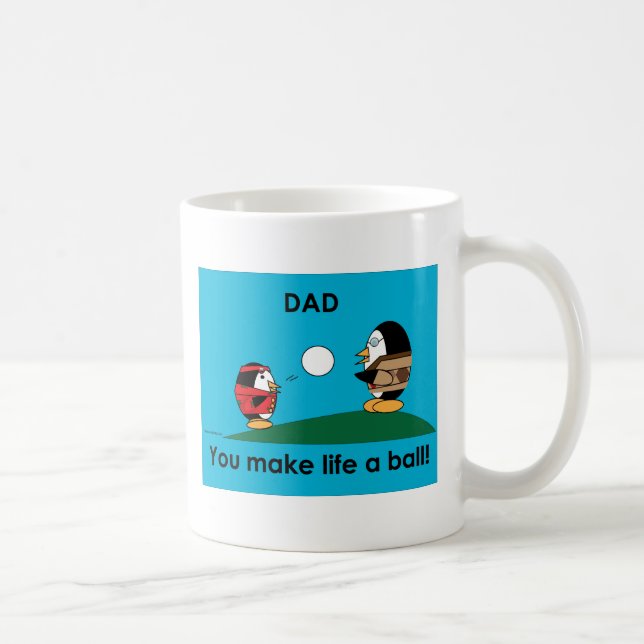 Mug Waddles papa fait de la vie une boule (Droite)