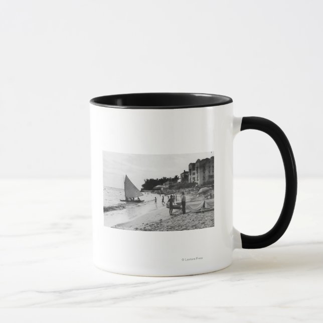 Mug Waikiki Beach et Bateaux Honolulu (Droite)