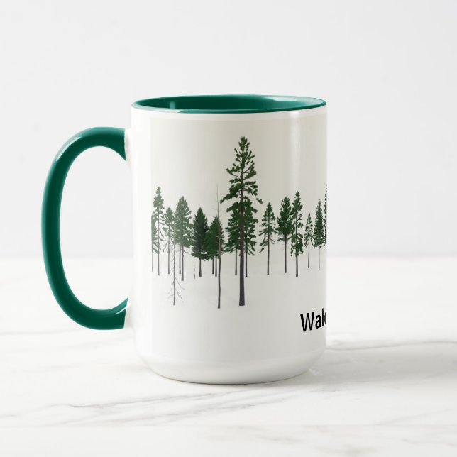 Mug Waldeinsamkeit Forest Solitude Aesthetic (Gauche)