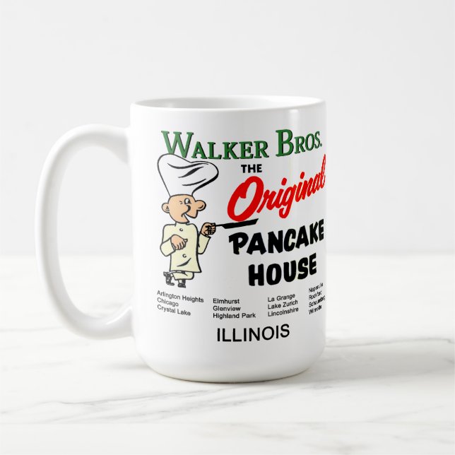 Mug Walker Bros. Illinois, La Maison De Crêpes Origina (Gauche)