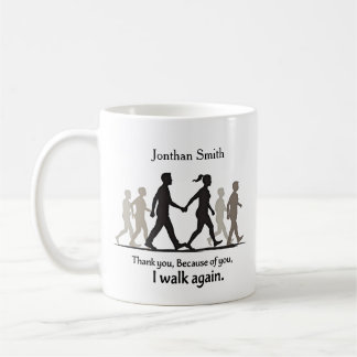 Mug Walking Graphic Thank You Physical Therapist Gift