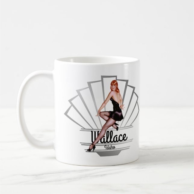 Mug Wallace Idaho Pinup Girl V2 (Gauche)