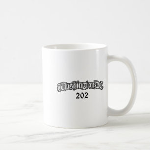 Mug Washington Dc 202 Hommes Femmes Enfants Manches Lo