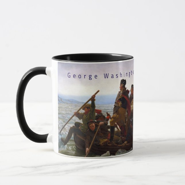 Mug Washington Traversant Le Delaware 25 Décembre 1776 (Gauche)