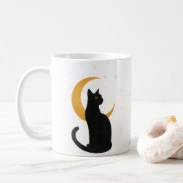 Mug Watcher of the Night - Carte Chat Noir Halloween