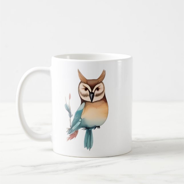 Mug Watcher silencieux : Chouette de Whimsical dans le (Gauche)