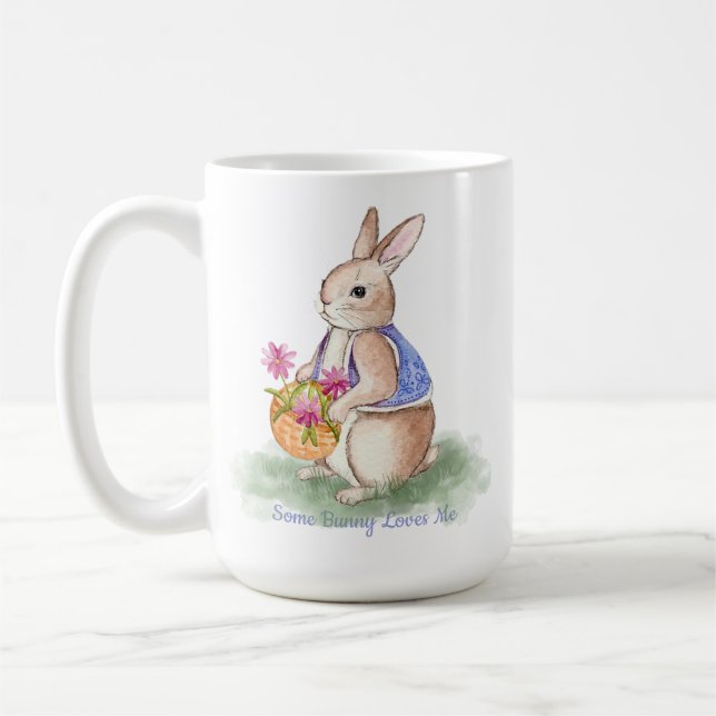 Mug Watercolor Easter Bunny (Gauche)