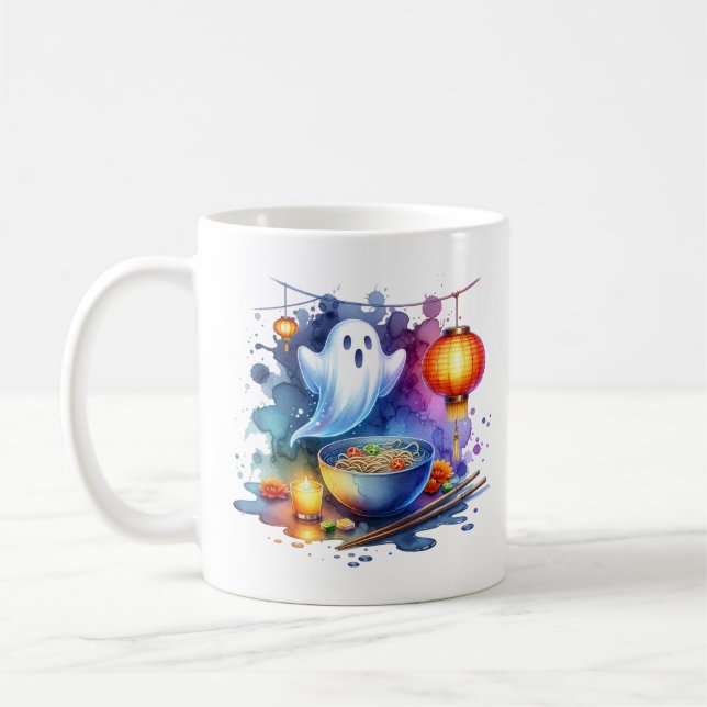 Mug Watercolor Hungry Ghost Festival (Gauche)
