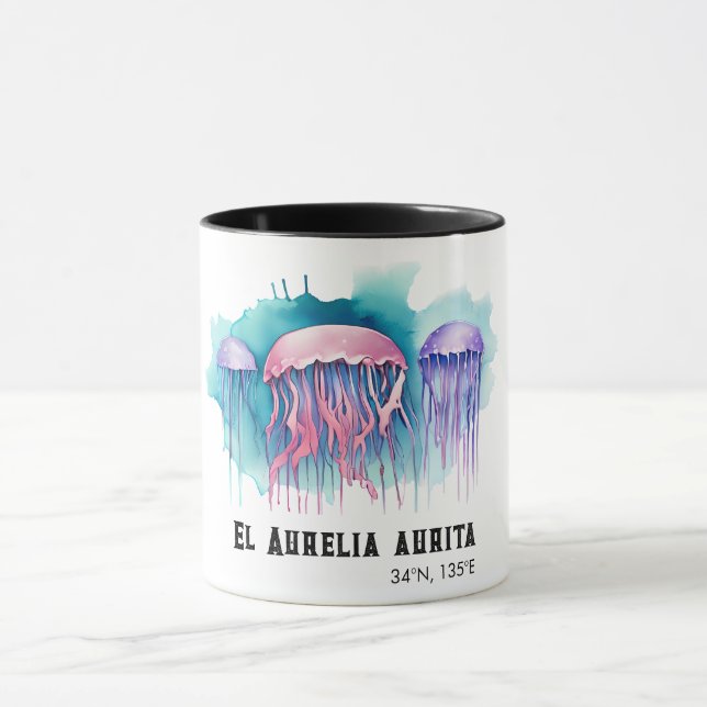 Mug Watercolor Series: Jellyfish (Centre)