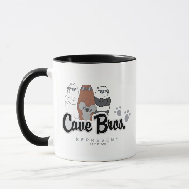 Mug We Bare Bears - Cave Bros. Represent (Gauche)