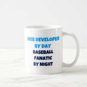 Mug Web Developer par jour de baseball Fanatic par nui