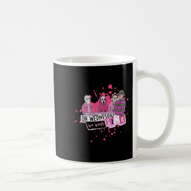 Mug Weds. We Wear Nk Horror Villain Halloween Oct. Sok (Droite)