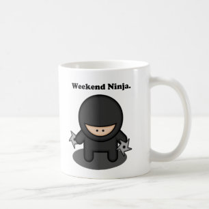 Mug Weekend Ninja Drôle mignon Japon Dessin