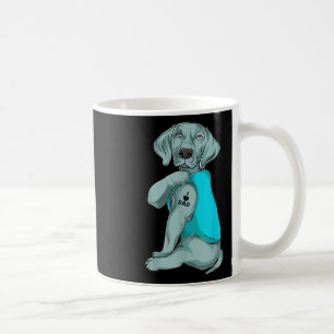 Mug Weimaraner I Love Papa Tattoo Vêtements, Chien Pap