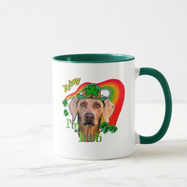 Mug Weimaraner Saint Patricks (Droite)