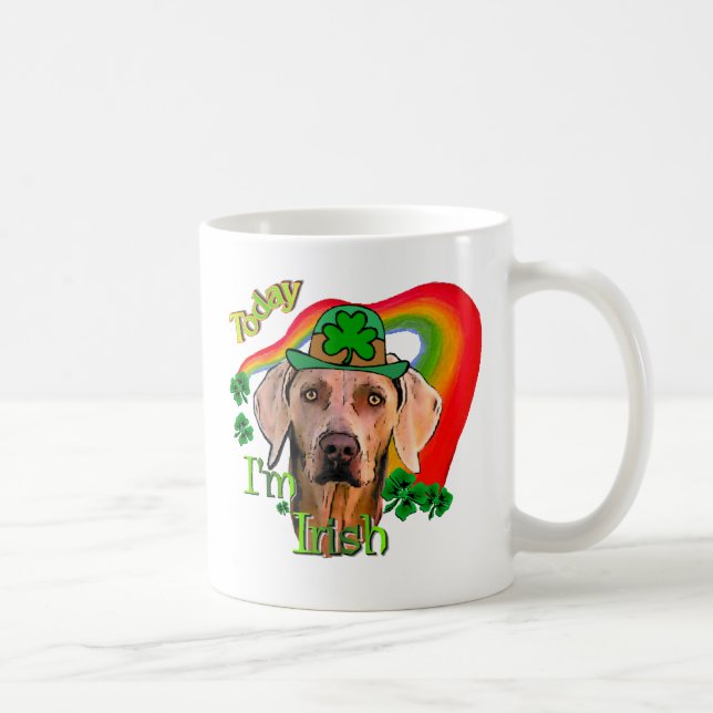 Mug Weimaraner Saint Patricks (Droite)