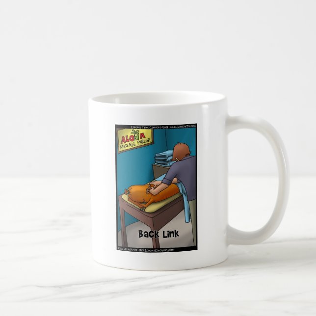Mug Weiner Massage aka Backlink Drôle Drôle Cadeaux &  (Droite)