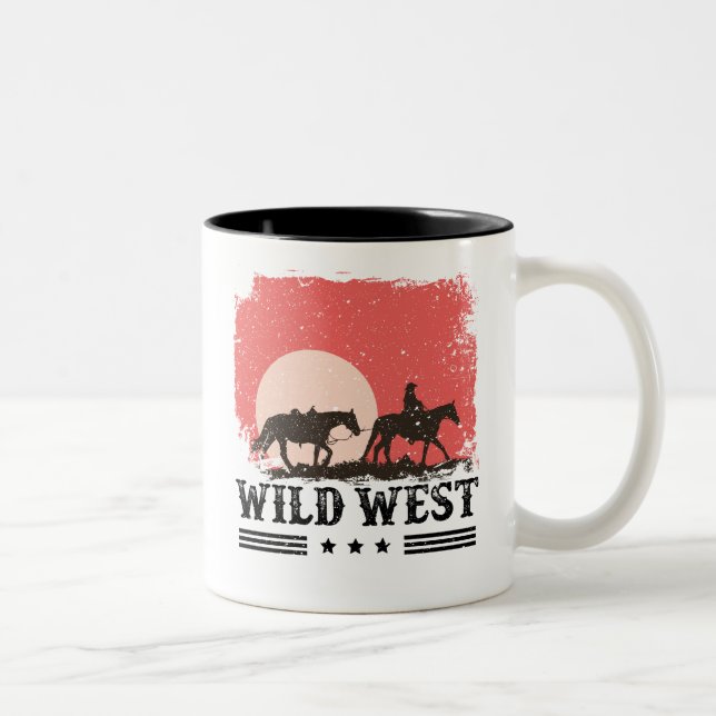 Mug West Cowboy sauvage (Droit)