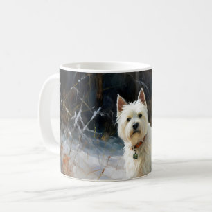Mug West Highland White Terrier Laissez Tomber la Neig