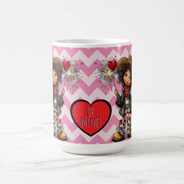 Mug Western Cowgirl Valentine  (Centre)