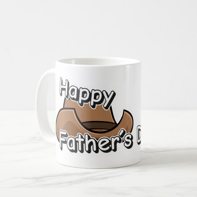 Mug Western Father's Day Design (Devant gauche)