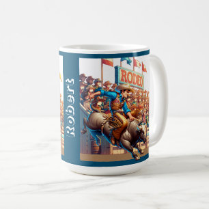 Mug Western Rodeo Cowboy Bull Riding Custom