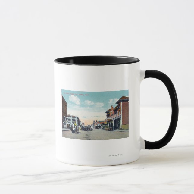 Mug Western View de Main StreetVisalia, CA (Droite)
