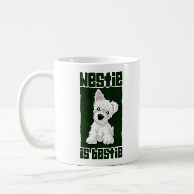 Mug Westie est Bestie (Gauche)