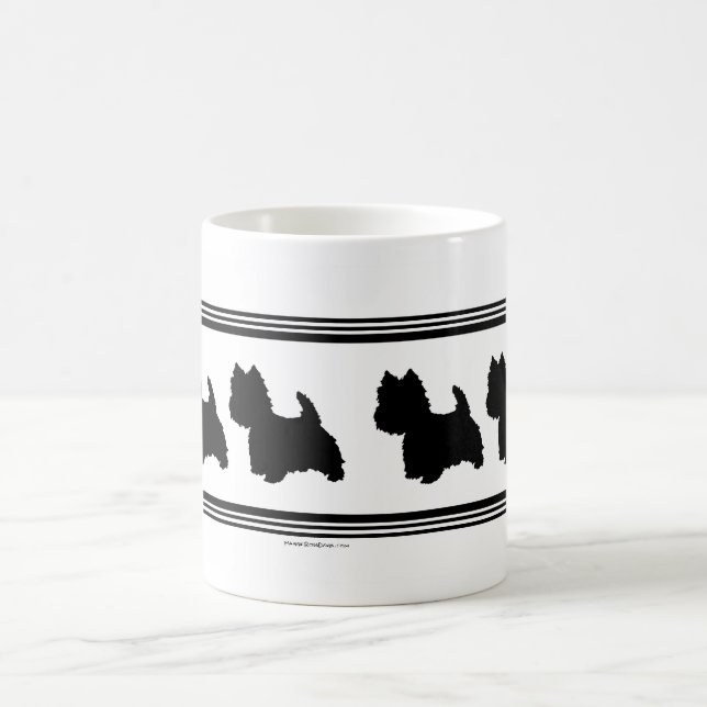 Mug Westie Silhouette (Centre)