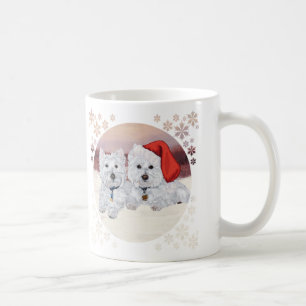Mug Westies en hiver