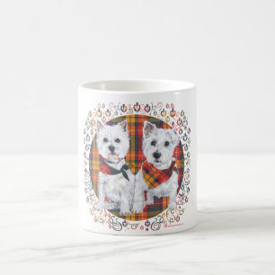 Mug Westies sur Tartan