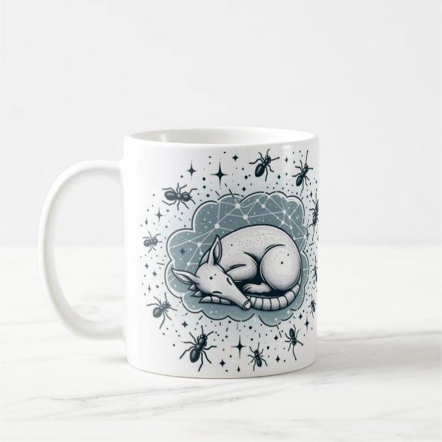 Mug Whimsical Aardvark pour Amoureux des animaux (Gauche)