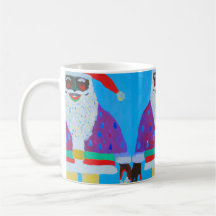 Mug Whimsical Black Père Noël