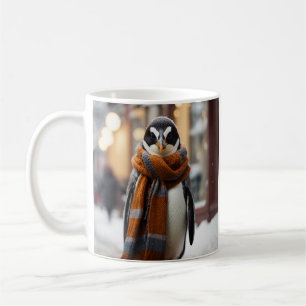 Mug Whimsical Cosy Penguin hiver neigeux