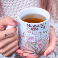 Whimsical Floral Book Lover Bookish