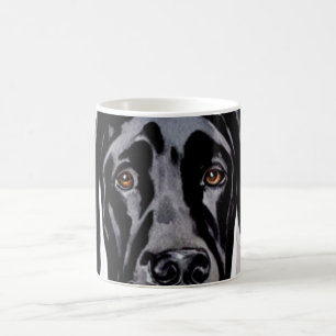 Mug Whimsical Funky Noir Grande Danse Vous Regardant