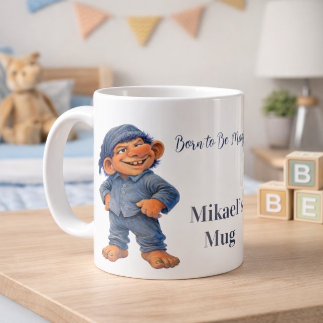 Mug Whimsical Woodland Troll Find Your Magic Gift (Créateur téléchargé)