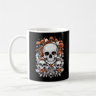Mug Whimsigoth Skuls & Champignons Ae botanique Vintag