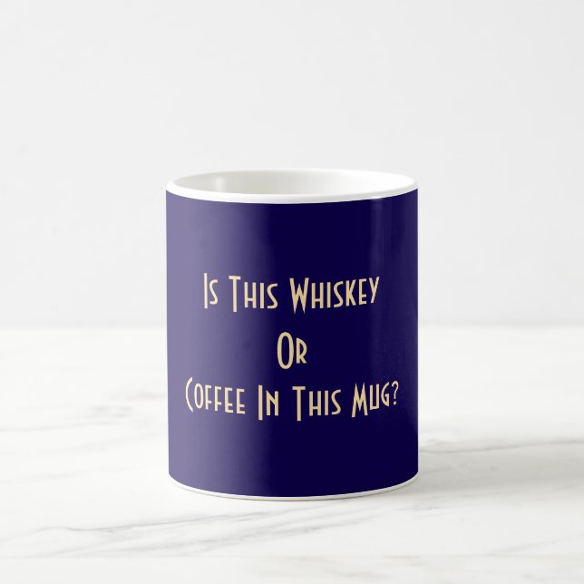 Mug Whiskey Ou Café ? Bleu Dk (Centre)