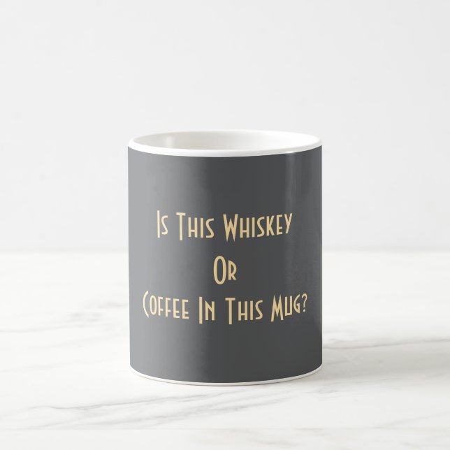 Mug Whiskey Ou Café ? Gris (Centre)