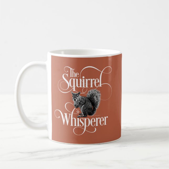 Mug Whisperer d'écureuil - amusant amoureux d'écureuil (Gauche)