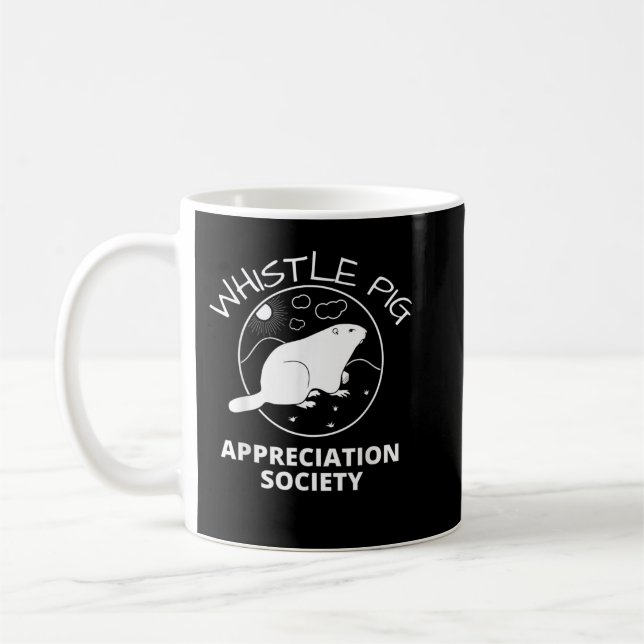 Mug Whistle Pig Appreciation Society - Groundhog (Gauche)