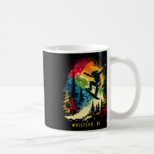 Mug Whistler Bc Canada Snowboardeur Planche à Neige St